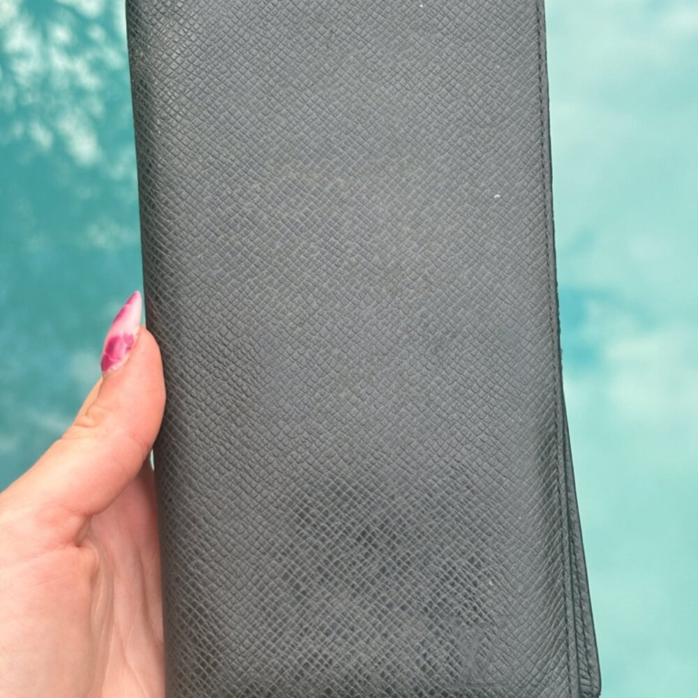 Louis Vuitton Vintage Black Canvas Wallet